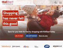 Tablet Screenshot of kidstart.co.uk